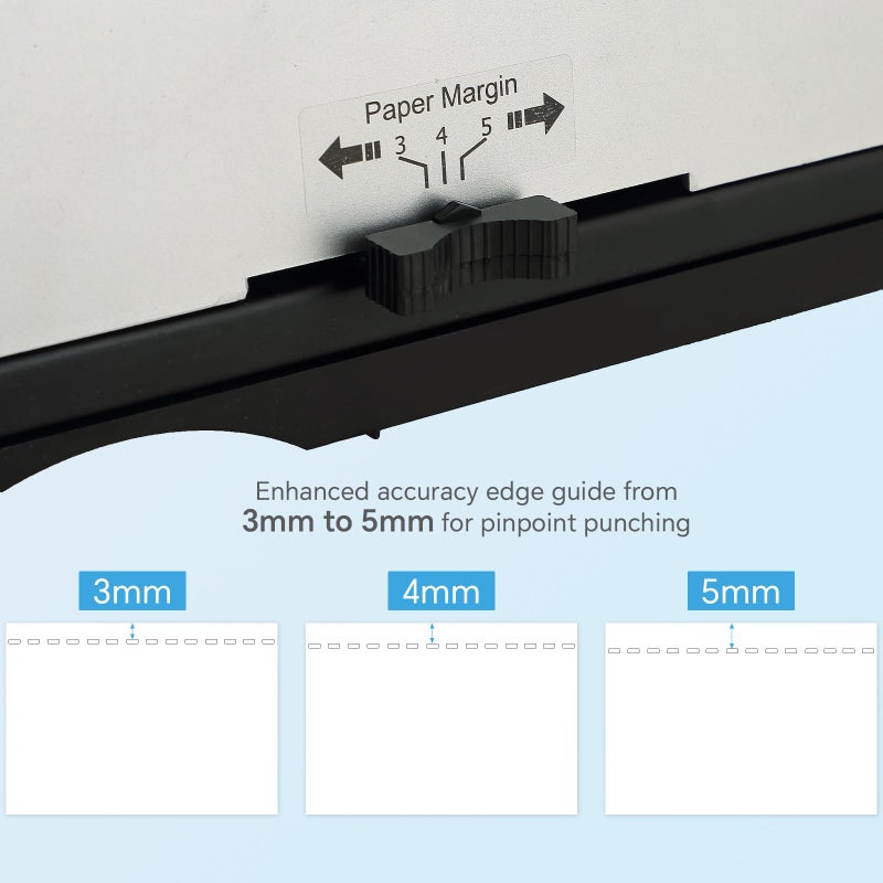 FLK Tech Binding Machine with Starter Combs Set for A4-21 Hole / 450 Sheets Paper Punch Binder - Image 5